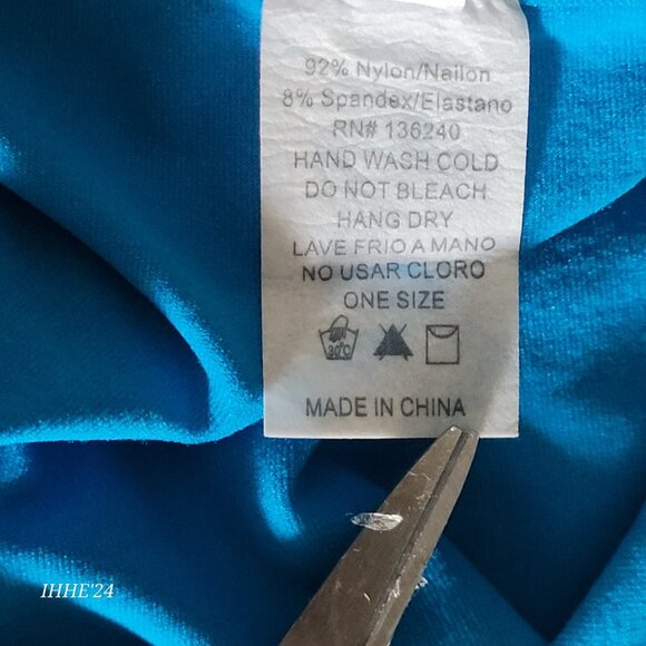 YiTong Women's BLUE Undershirt Camisoles Adjstb Spaghetti Strap Tank Top In One - Picture 4 of 4